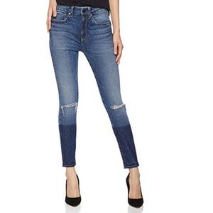 Hale Tristan High Rise Skinny Jean Cropped Size 25